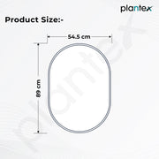 Plantex Aluminium Frame Mirror for Bathroom/Wall Mount Capsule Mirror for Bedroom/Dressing Room/Living Room/Entryway - (Gold, 22x36 Inch)