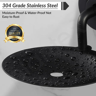 Plantex 304 Grade Stainless Steel Soap Holder/Stylish and Durable Soap Dish for Bathroom/Single Soap Tray/Bathroom Accessories - Daizy (Black)