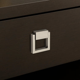 Plantex Drawer Kadi/2 Inch Chest Handle for Drawer/Square Cabinet Kadi/Pull-Push Small Kadi for Home/Office Drawer - Pack of 1 (SH-358, Satin White)