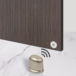 Plantex Heavy Duty Door Magnet Stopper/Door Catch Holder for Home/Office/Hotel, Floor Mounted Soft-Catcher to Hold Wooden/Glass/PVC Door - Pack of 20 (193 - Satin Matt)