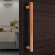 Plantex Door Handle/14 Inch Main Door Handle/Stainless Steel and Aluminium Door Handle/Pull-Push Door Handle/Door Accessories (Pack of 1, Rose Gold)