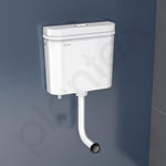 Plantex Flush Tank for Toilet with 10 Ltr Water Capacity/Dual Flushing Cistern for Bathroom/Polypropylene Toilet Flush Tank - Pack of 1 (Classic, White)
