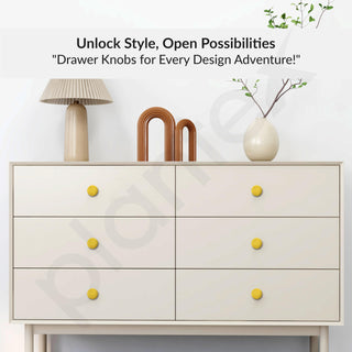 Plantex Knobs for Drawer/Drawer Knobs/Cabinet Knobs/Drawer knobs Handle/Pull-Push Knobs for Home/Office Drawers - Pack of 1 (Gold)