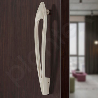Plantex 15 Inch Main Door Handle for Wooden Doors - Pull-Push Handle Accessories (Pack of 1, Satin)