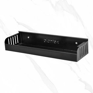 Plantex GI Metal Bathroom Shelf/Kitchen Shelf/Rack/Bathroom Accessories - 14 X 4 Inches (Black)