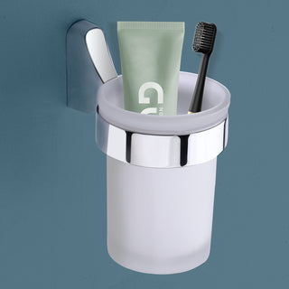 Plantex Smooth Brass Tumbler/Tooth Brush Holder for Washbasin and Bathroom (UN-1737)