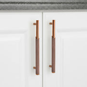 Plantex Stainless Steel & Aluminium Cabinet Handle/160mm Wardrobe Handle for Home/Cupboard Door Pull-Push Handles for Office - Pack of 2 (Rose Gold)