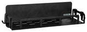 Plantex GI Steel Magnetic Refrigerator Shelf with Hook/Magnetic Shelf for Fridge/Spice Rack for Kitchen/Shelf for Bathroom/Bathroom Organiser - Pack of 1 (Black)