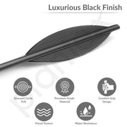 Plantex Cabinet Handle/Kitchen Cabinet Door Handle/Wardrobe/600 mm Cupboard Handle/Door Pull-Push Handle for Home/Office - Pack of 2 (Black)