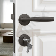 Plantex Door Lock for Home/Main Door Lock Set/Mortise Lock Set with Brass Lock Body & Cylinder - Pack of 1 (7135, Grey)