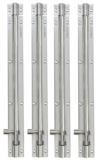 Plantex matt Tower Bolt for Windows/Doors/Wardrobe - 12-inches (Pack of 4)