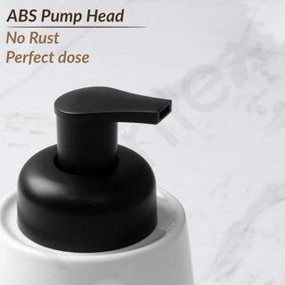 Plantex Ceramic Soap Dispenser for Washbasin/Hand Soap Dispenser/Soap Dispenser for Kitchen/Bathroom Accessories - Pack of 1