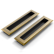 Plantex Sliding Door Handle/Concealed Handle for Sliding Door/224mm Concealed Handle for Wardrobe/Kitchen Cabinet - Pack of 2 (Brass Antique)