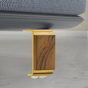 Plantex 4 Inch Sofa Legs for Bed Furniture/Sofa Legs for Table/Sofa Support Legs with Rubber Grip (Gold, 8 Pcs)
