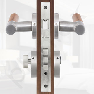 Plantex Main Door Lock/Mortise Lock for Door with 3 Years of Warranty - Robust Door Lock for Home with Brass Lock Body & Cylinder (038-Matt & Wood Finish)