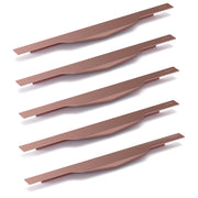 Plantex Profile Handle for Kitchen Cabinet/16 Inch Aluminium Drawer Profile Handle/Wardrobe Pull Handle for Home/Office/Hotel - Pack of 5 (Rose Gold)