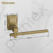 Plantex 304 Grade Stainless Steel Napkin Holder/Towel Holder/Towel Hanger for Kitchen/Towel Ring/Bathroom Accessories - Darcy (Antique)