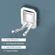 Plantex 304 Grade Stainless Steel Robe Hook/Cloth-Towel Hanger/Door Hanger Hook/Bathroom Accessories - Cute (Chrome)