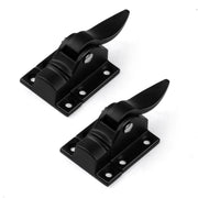 Plantex Cabinet Latch ÃƒÂ¢Ã¢â€šÂ¬Ã¢â‚¬Å“ Heavy-Duty Hatch Case Bolt for Storage Units, Toolboxes, Kitchen Cabinets & Cupboards - Pack of 2 (Black)