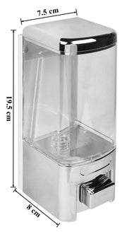 Plantex ABS Plastic Liquid Soap Dispenser/Shampoo Dispenser for Kitchen/Washbasin/Hand Wash Dispenser/Bathroom Accessories - Chrome