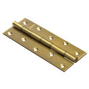 Plantex Door Hinges 4 Inch x 14 Gauge/1.8 mm Thickness for Home/Office/Kitchen/Hinge for Main Door/Stainless Steel Door Butt/Kabza/Soft Close Hinge - Pack of 1 (Brass Antique)