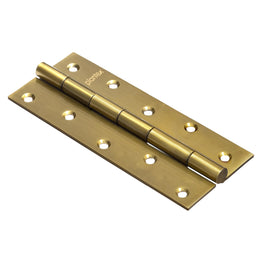 Plantex Heavy Duty Door Hinges 3 inch x 16 Gauge/1.5 mm Thickness Home/Office/Hotel for MainDoor/Wooden/Bedroom/Kitchen/Kabja - Pack of 1 (Brass Antique)