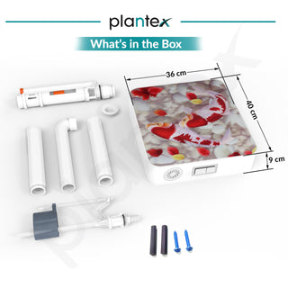 Plantex 3D Printed Flush Tank for Toilet with 7 LTR Water Capacity/Polypropylene Toilet Flush Tank/Dual Flush Cistern with Air Freshener - Pack of 1