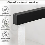 Plantex Single Lever Basin Mixer Tap/Pure Brass Pillar Tap for Wash Basin/Hot and Cold Water Tap for Basin - (7877-Black)