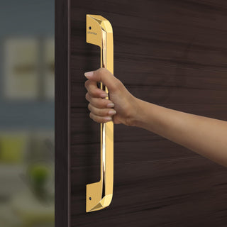 Plantex Door Handle/Main Door Handle/14 Inch Pull-Push Handle for Home/Office/Hotel - Pack of 1 (SH-351, Gold)