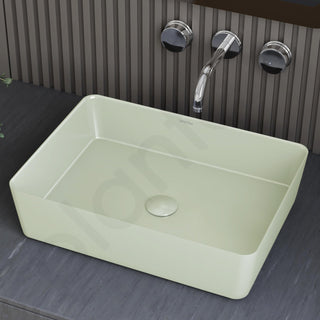 Plantex Melamine Counter Top Wash Basin/Tabletop Basin/Washbasin for Bathroom/Restaurants/Office (Mint Green, 18 x 13 x 4.5 Inch)