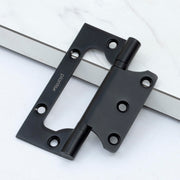Plantex Stainless Steel Butterfly Hinges for Door/4 Inch x 14 Gauge Hinge/2.5 mm Hinges for Home/Office/Hotel/Non-Mortise Door Hinges - Pack of 1 (Black)