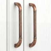 Plantex Cabinet Handle/160mm Handle for Drawer/Wardrobe/Kitchen Handle/Pull-Push Handle for Home/Office - Pack of 2 (Brass Antique Copper)