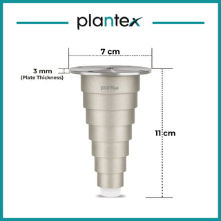 Plantex Smooth Eiffel 4-inch Sofa Leg for furnitures/Bed/Table - 2 Pcs