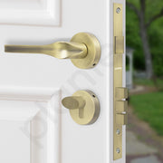 Plantex Main Door Lock/Mortise Lock for Door with 3 Years of Warranty - Robust Door Lock for Home with Brass Lock Body & Cylinder(064- Brass Antique Finish)