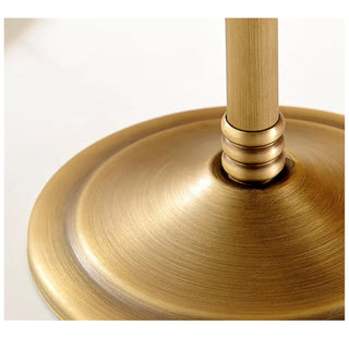 Plantex Premium Brass Magnifying Mirror/Dual Side Makeup Mirror with Stand/Shaving Mirror for Bathroom with 5x/1x Magnification (8 Inch-Brass Antique/Tabletop)