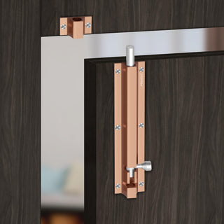 Plantex Stainless Steel 8 inch Tower Bolt/Tower Bolt for Home,Offices Doors and Windows/Tower Bolt for Main Door/Door Latch/Kundi/Chitakini/Door Latch for Windows (Rose Gold, Pack of 8)