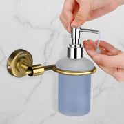 Plantex 304 Grade Stainless Steel Liquid Soap Dispenser/Shampoo Dispenser/Hand Wash Dispenser/Bathroom Accessories - Daizy (Antique)