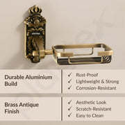 Plantex Antique Soap Holder/Soap Stand/Soap Dish/Bathroom Soap Holder/Soap Case Aluminum - Bathroom Accessories