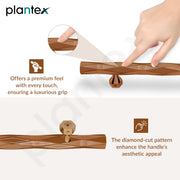Plantex Door Handle/200mm Main Door Handle for Wooden Door/Pull-Push Handle for Main Door/Door Accessories - Pack of 1 (611, PVD Rose Gold)