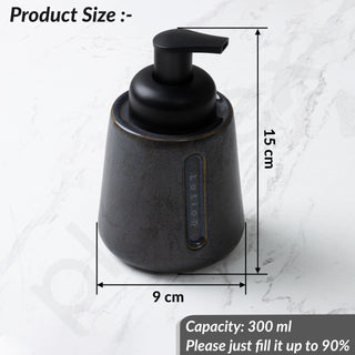 Plantex Ceramic Soap Dispenser for Washbasin/Hand Soap Dispenser/Soap Dispenser for Kitchen/Bathroom Accessories - Pack of 1