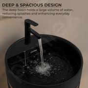 Plantex Acrylic Resin & Quartz Pedestal Basin for Bathroom/One