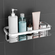 Plantex Stainless Steel 304 Grade Shelf for Bathroom/Kitchen Rack - Bathroom Accessories - (12X5 Inches-Chrome Finish)