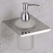 Plantex Stainless Steel and ABS Liquid/Handwash/Soap Dispenser for Hospitals, Hotels, Restaurants, Offices & Bathroom - Wall Mount (Chrome)