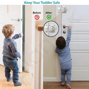 Plantex Baby Latch for Bathroom/Door Latch Lock for Bathroom/Door Stopper for Home//Door chitkani/Door Latches for Home/Office/Bedroom -Pack of 1 (Satin)