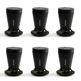Plantex 3 Inch Sofa Leg for Bed Furniture/Aluminium Sofa Leg for Table/Support Legs/Furniture Leg - Pair of 3 (6 Piece) (DTS-87, Black)