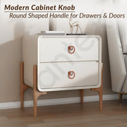 Plantex Drawer Knobs/Ring Drawer Kadi/Pull-Push Knobs for Kitchen/Bedroom Drawer - Pack of 4 (Rose Gold & Satin Black)