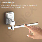 Plantex 304 Stainless Steel Napkin Holder for Wash Basin/Towel Ring for Bathroom/Napkin Hanger for Kitchen/Bathroom Accessories, Darcy(Chrome Finish)