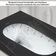 Plantex Indian Toilet Pan/Orrisa Pan for Bathroom/Household Squatting Pan/Sintered Stone Base Ceramic Sanitaryware Toilet - (WC-02)