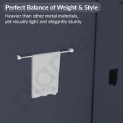 Plantex Smero Pure Brass Towel Hanger for Bathroom/Single Towel Rod/Towel Bar/Bathroom Accessories - Arrete (24 Inch-Chrome)