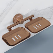 Plantex Galaxy 304 Grade Stainless Steel Rectangular Double Soap Holder for Bathroom/Soap Stand/Soap Holder/Soap Storage/Bathroom Accessories – (PVD Rose Gold)